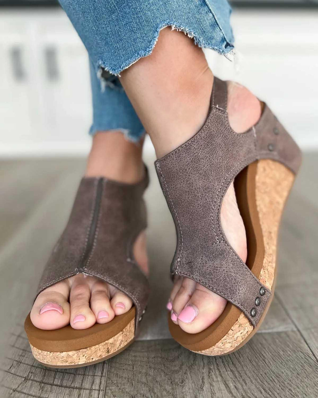 Luna dames sandaler – Sommersandaler i håndstrikket boho-stil med en behagelig pasform