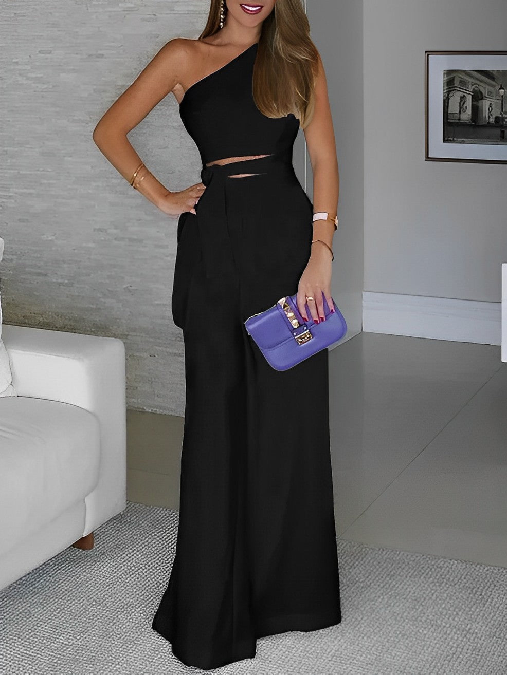 Amaya Buksedragt til Kvinder – Let Sommermodel med Elastisk Talje og Elegant Snit