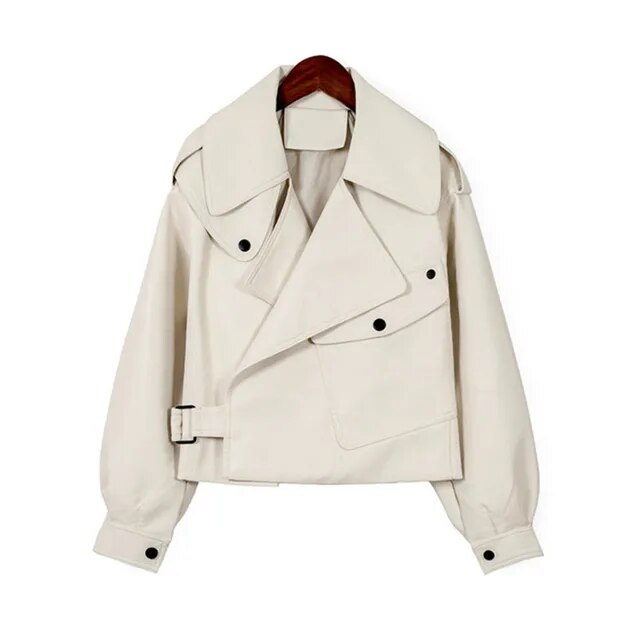 Alessia Dame Læderjakke – Stilfuld Figursyet Model i Ægte Læder til Enhver Lejlighed