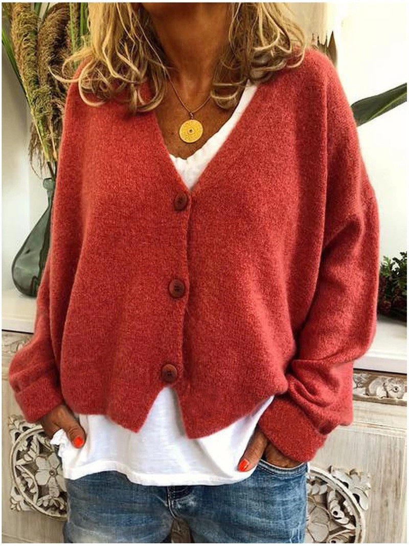 Mara Dame Cardigan – Stilfuld og Komfortabel med Elegante Detaljer