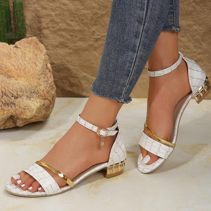 Loreah Damesandal – Ortopædisk Komfortsandal med Stødabsorberende Sål og Ergonomisk Design