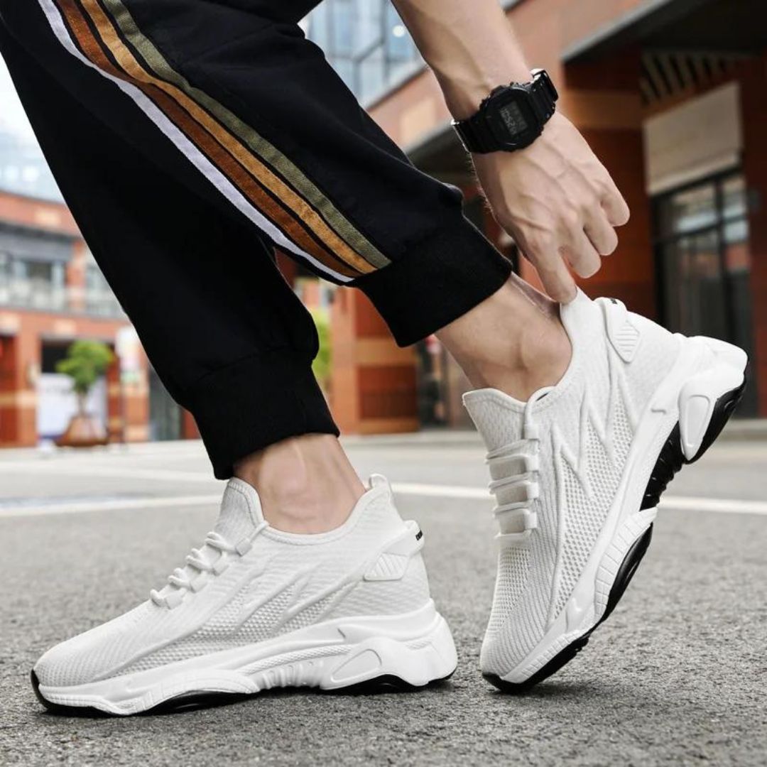 Jaxon Herre Sportssko – Hævede Sneakers med Åndbart Design og Ultra Let Konstruktion