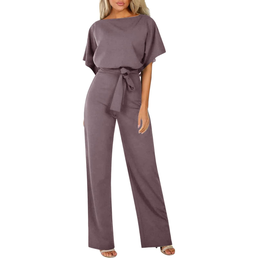 Sophia Dame Jumpsuit – Minimalistisk Design med Elegant Snit og Komfortabel Pasform