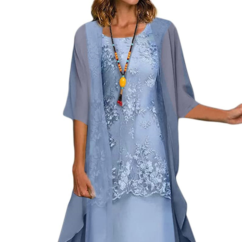 Ariana Kjole til Kvinder i Musselin – Elegant og Let Kjole med Flatterende Pasform til Enhver Anledning