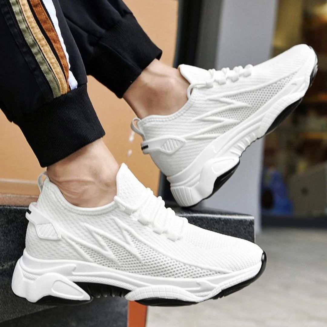 Jaxon Herre Sportssko – Hævede Sneakers med Åndbart Design og Ultra Let Konstruktion