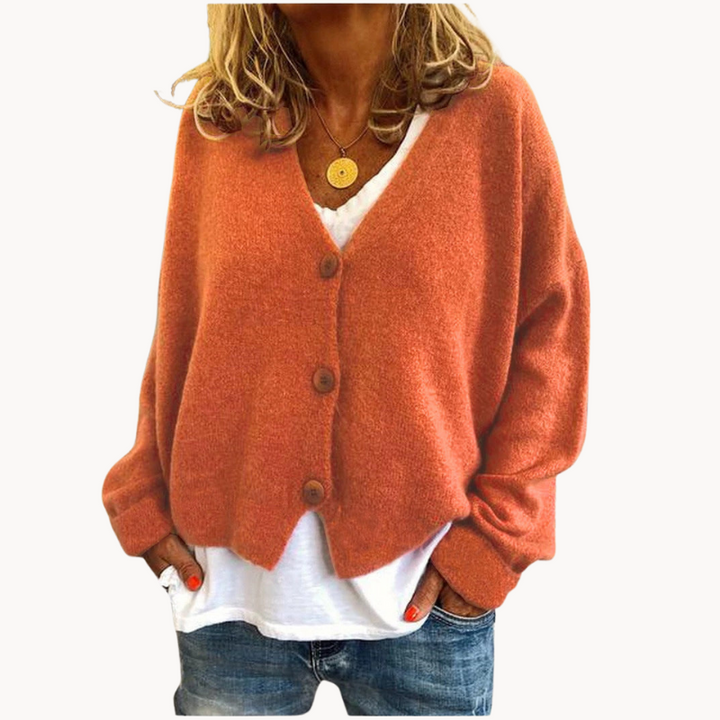 Mara Dame Cardigan – Stilfuld og Komfortabel med Elegante Detaljer