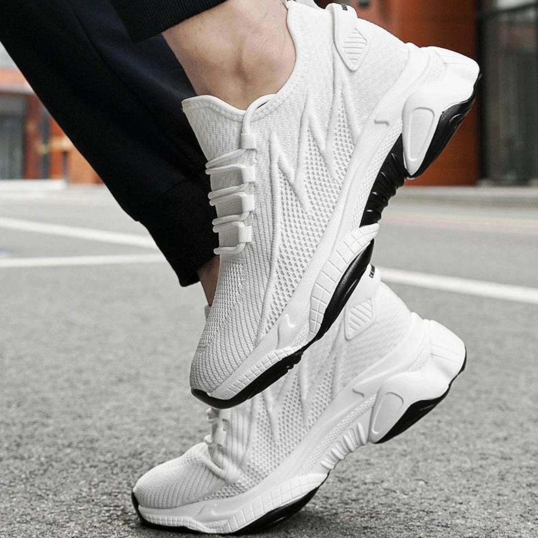 Jaxon Herre Sportssko – Hævede Sneakers med Åndbart Design og Ultra Let Konstruktion