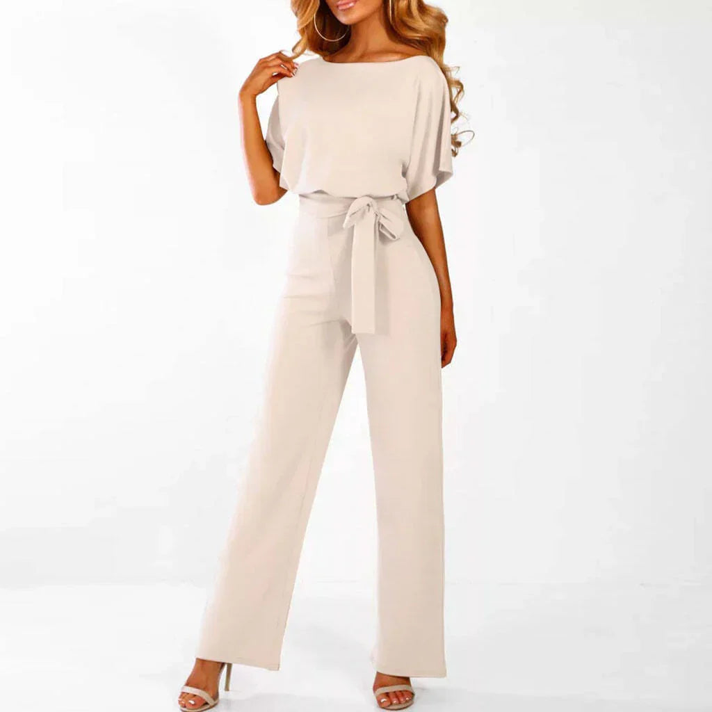 Sophia Dame Jumpsuit – Minimalistisk Design med Elegant Snit og Komfortabel Pasform