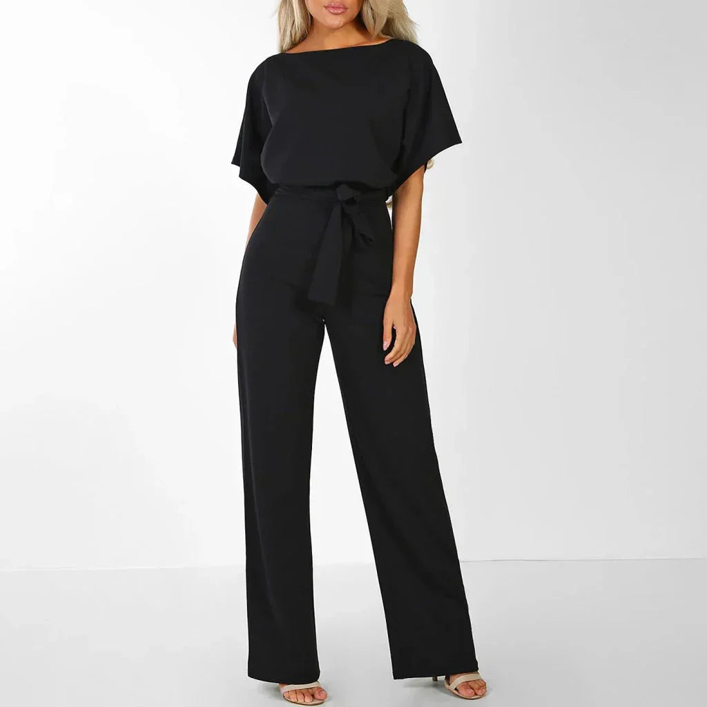 Sophia Dame Jumpsuit – Minimalistisk Design med Elegant Snit og Komfortabel Pasform