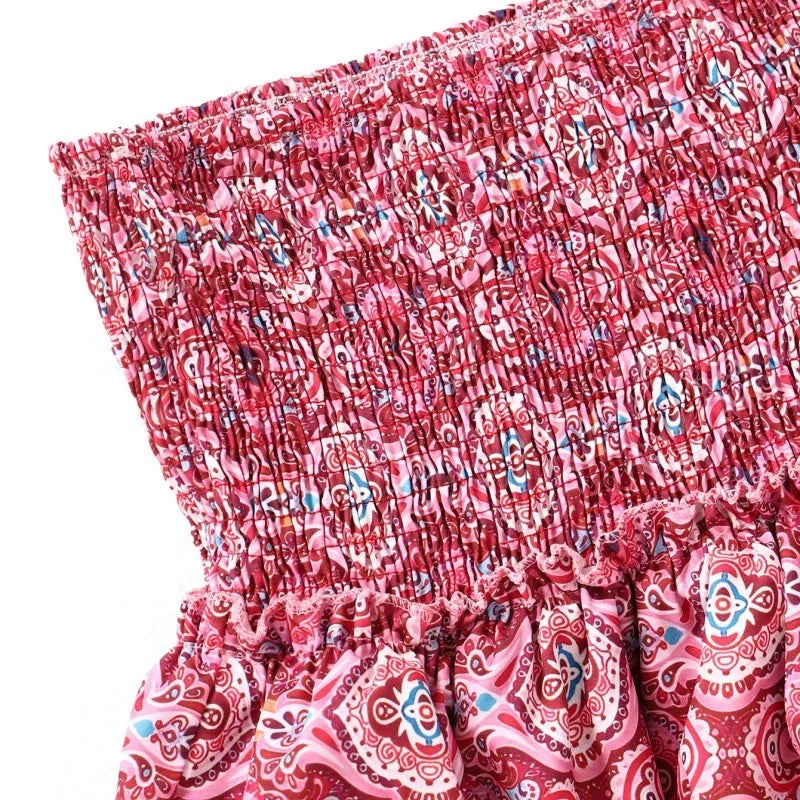 Avianna dames sommernederdel – Nederdel med blomsterprint, indershorts og en let, behagelig pasform