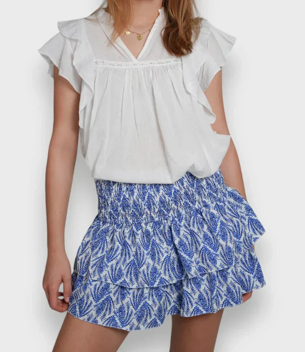 Avianna dames sommernederdel – Nederdel med blomsterprint, indershorts og en let, behagelig pasform