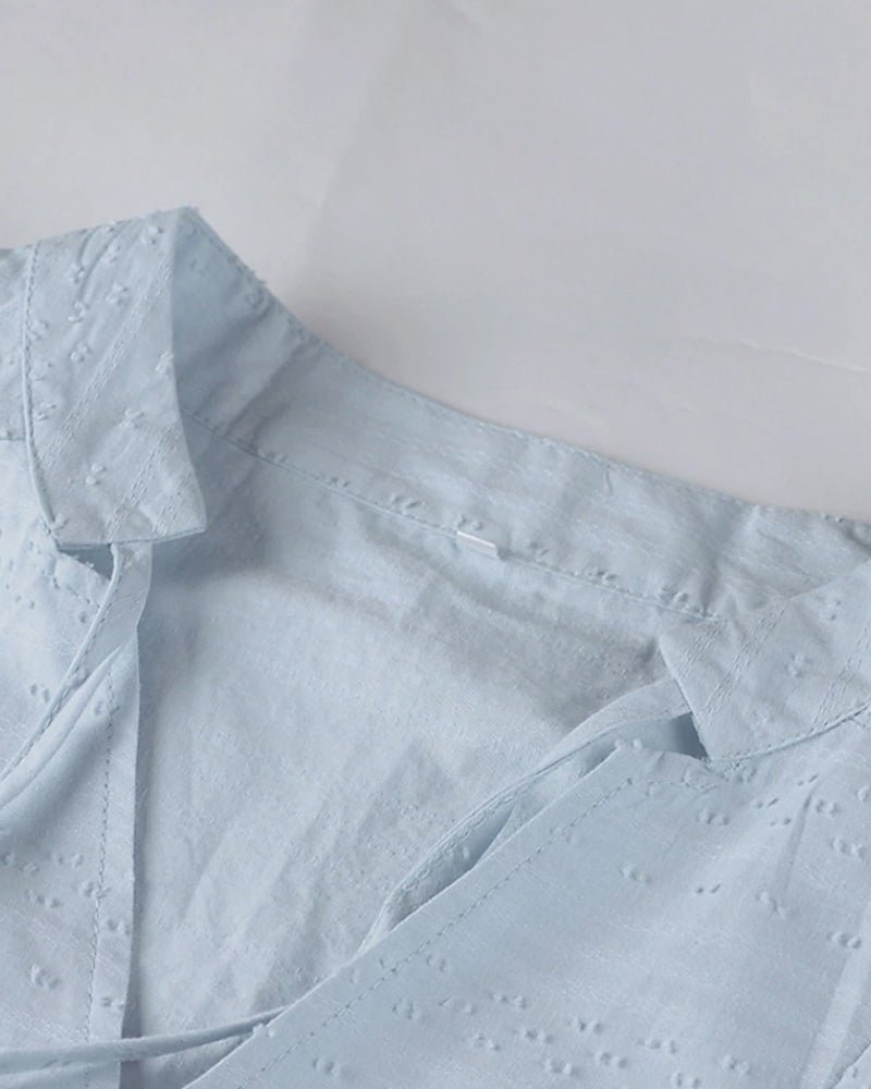 Elanora Skjortekjole til Kvinder – Let Kjole med Løs Pasform og Åndbar Komfort til Sommeren