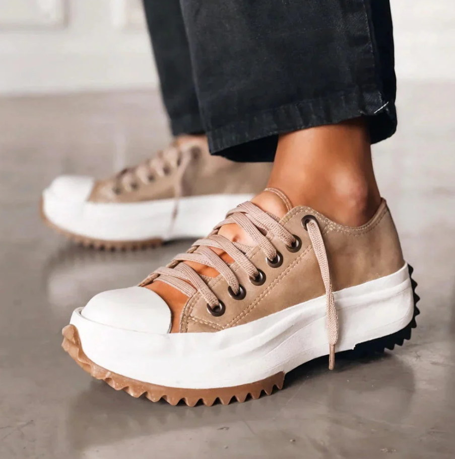 Ellis Dame Sneakers – Stilfulde Sko med Tykk Sål og Ergonomisk Stødabsorbering