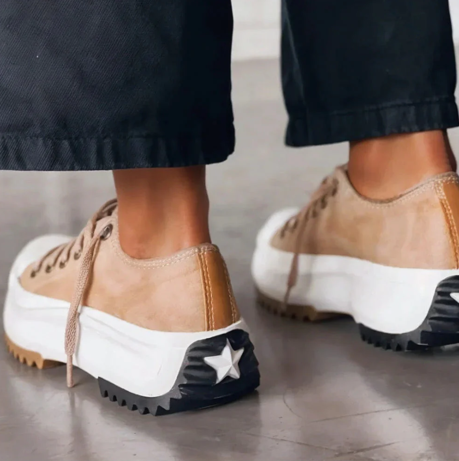 Ellis Dame Sneakers – Stilfulde Sko med Tykk Sål og Ergonomisk Stødabsorbering