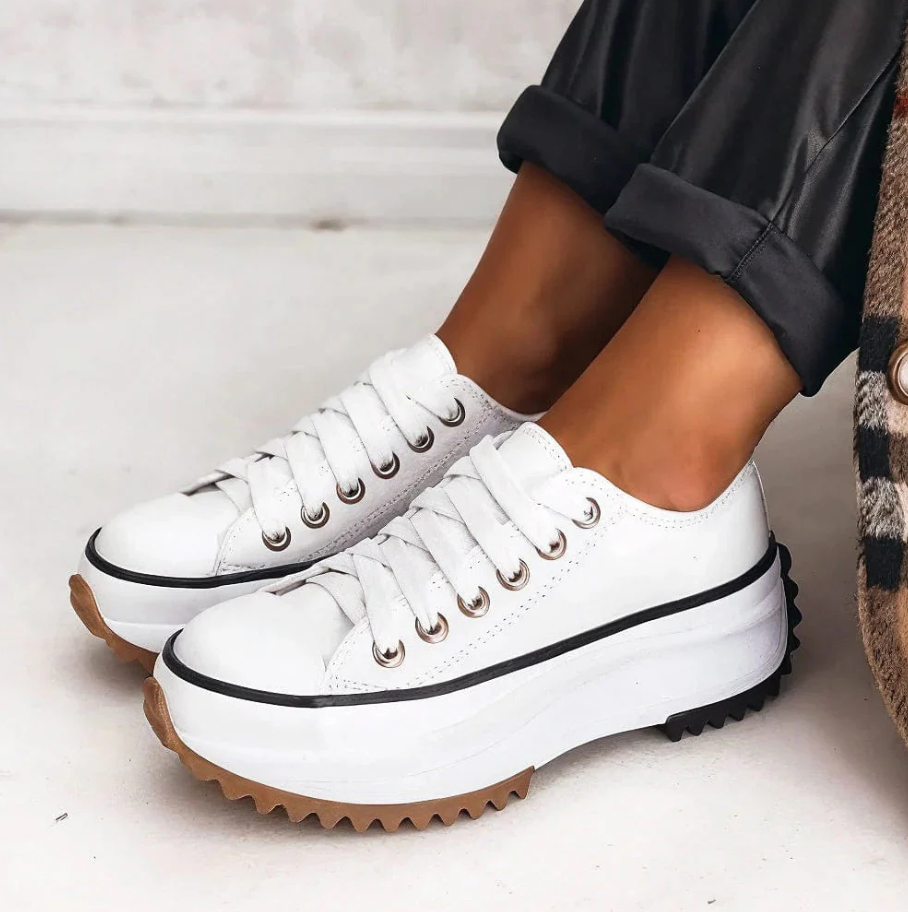 Ellis Dame Sneakers – Stilfulde Sko med Tykk Sål og Ergonomisk Stødabsorbering